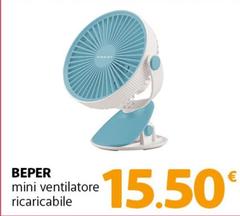 Beper - Mini Ventilatore Ricaricabile