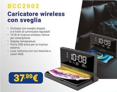 Luce - Caricatore Wireless Con Sveglia