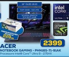 Acer - Notebook Gaming - PHN16S-71-91AK