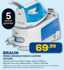 Braun - Ferro Generatore Di Vapore Isio12bl