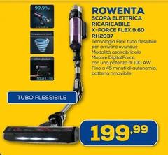 Rowenta - Scopa Elettrica Ricaricabile X-Force Flex 9.60 RH2037