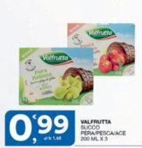 Valfrutta - Succo Pera/Pesca/Ace