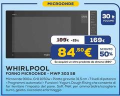 Whirlpool - Cook30 Microonde A Libera Installazione - MWP 303 SB