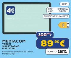 Mediacom - Tablet Smartpad 4G MSP1AZ44L