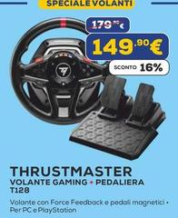 Thrustmaster - Volante Gaming + Pedaliera T128