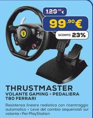 Thrustmaster - Volante Gaming + Pedaliera T80 Ferrari