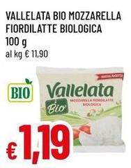 Vallelata - Bio Mozzarella Fiordilatte Biologica
