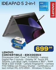Lenovo - Convertibile - 83KX0035IX