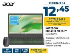 Acer - Notebook CBOA314-1H C5GY