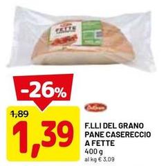 F.lli del grano - Pane Casereccio A Fette