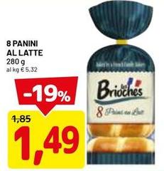 8 Panini Al Latte