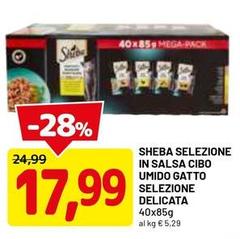 Sheba - Selezione In Salsa Cibo Umido Gatto Selezione Delicata