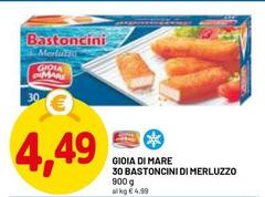 Gioia Di Mare - 30 Bastoncini Di Merluzzo