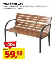 Panchina In Legno
