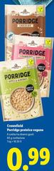 Crownfield - Porridge Proteico Vegano