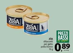 Zoa - Sfilaccetti Per Gatto Pollo/ Tonno