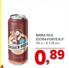 Spoken beer - Birra Pils Extra-Forte