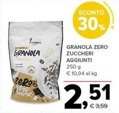 Italia zuccheri - Granola Zero Zuccheri Aggiunti