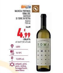 Castello Di Torre In Pietra - Malvasia Puntinata Roma DOC