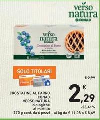 Conad - Crostatine Al Farro Verso Natura
