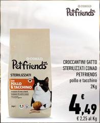 Conad - Petfriends Croccantini Gatto Sterilizzati