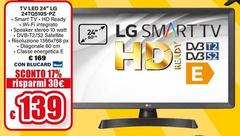 LG - HD 24TQ510S-PZ TV 59,9 Cm (23.6