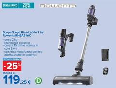 Rowenta - Scopa Ricaricabile 2 In 1  RH6A2TWO