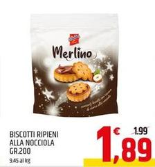 Merlini - Biscotti Ripieni Alla Nocciola