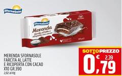 Sfornasole - Merenda  Farcita Al Latte E Ricoperta Con Cacao