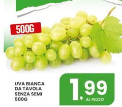 Semi - Uva Bianca Da Tavola Senza