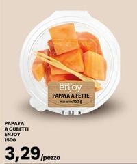 Enjoy - Papaya A Cubetti