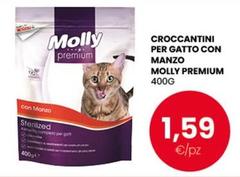 Molly - Croccantini Per Gatto Con Manzo  Premium