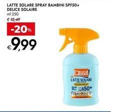 Delice Solaire - Latte Solare Spray Bambini SPF50+