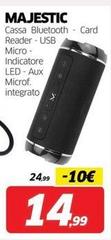 Majestic - Cassa Bluetooth 
