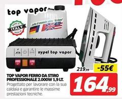 Top Vapor Ferro Da Stiro Professionale 2.000W