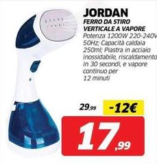 Jordan - Ferro Da Stiro Verticale A Vapore 