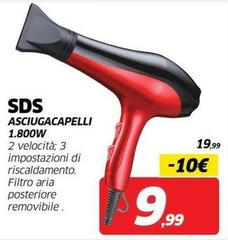 Sds - Asciugacapelli 1.800W