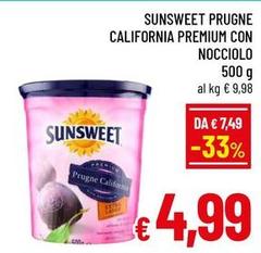 Sunsweet - Prugne California Premium Con Nocciolo