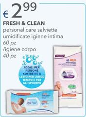 Fresh & Clean - Personal Care Salviette Umidificate Igiene Intima
