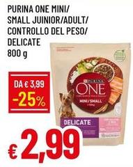 Purina - One Mini/Small Juinior/Adult/Controllo Del Peso/Delicate