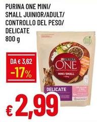 Purina - One Mini/ Small Juinior/adult/ Controllo Del Peso/ Delicate
