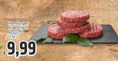 Hamburger Di Bovino Adulto