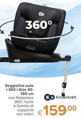 Kinderkraft -  Seggiolino Auto I-360 i-Size 40- 150 Cm 