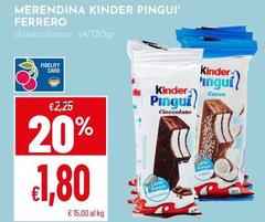 Ferrero - Merendina Kinder Pingui