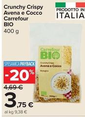 Carrefour Bio - Crunchy Crispy Avena E Cocco