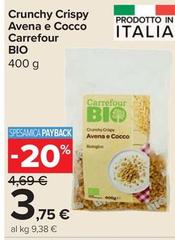 Carrefour Bio - Crunchy Crispy Avena E Cocco