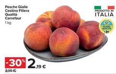Carrefour - Pesche Gialle Cestino Filiera Qualità