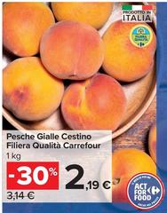 Carrefour - Pesche Gialle Filiera Qualità