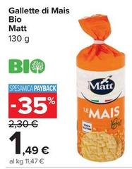 Matt - Gallette Di Mais Bio
