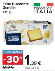Gentilini - Fette Biscottate